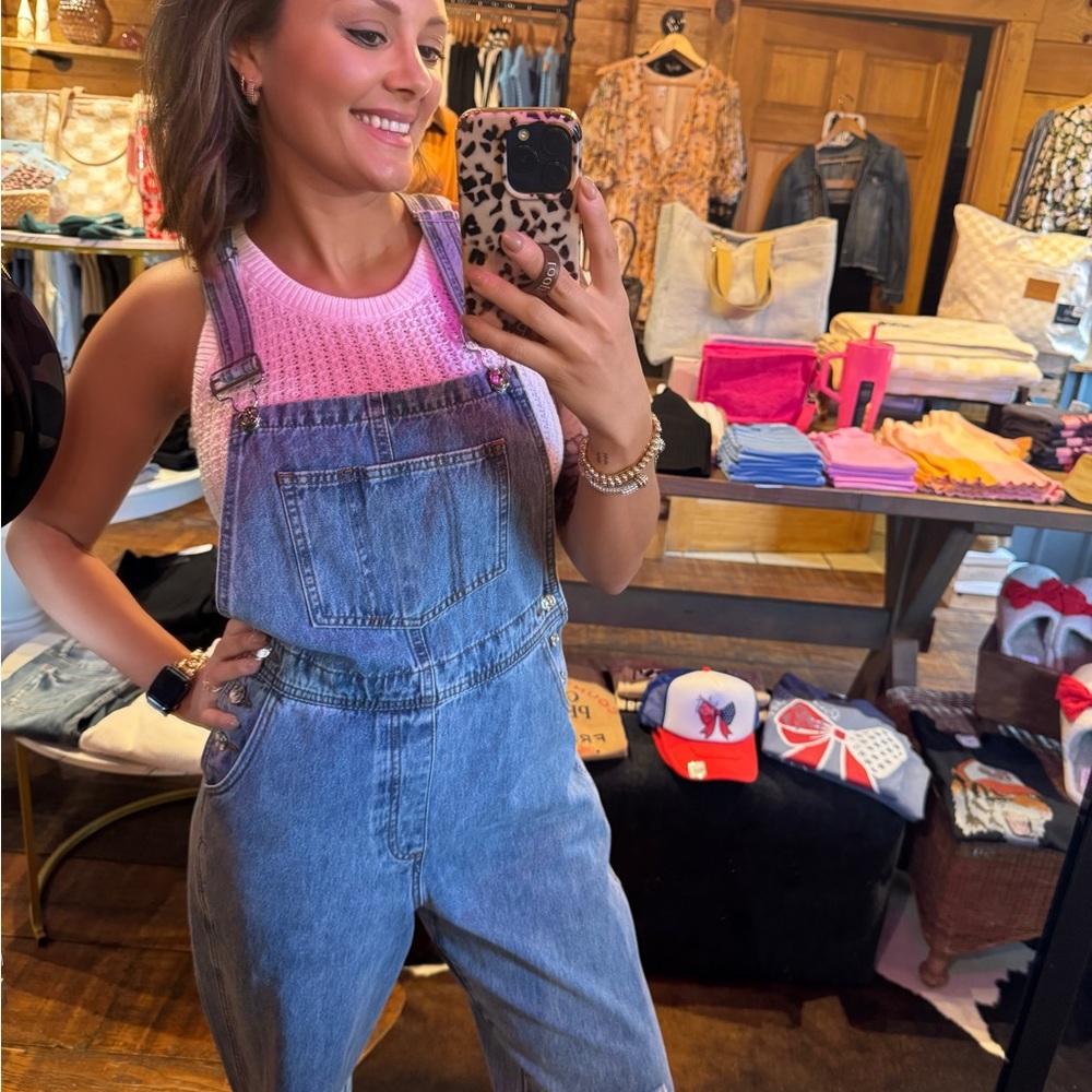 Women's Blue Denim Overalls
